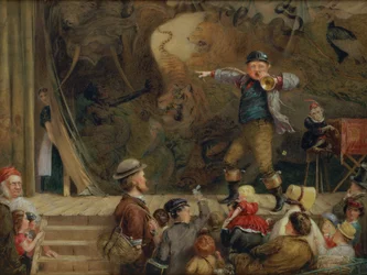 La menagerie itinerante, 1872